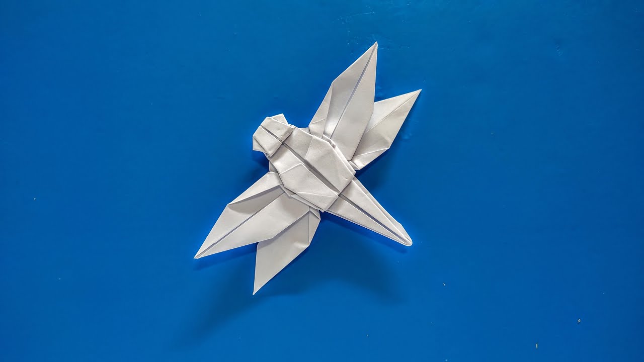 How To Make An Origami Dragonfly Step By Step