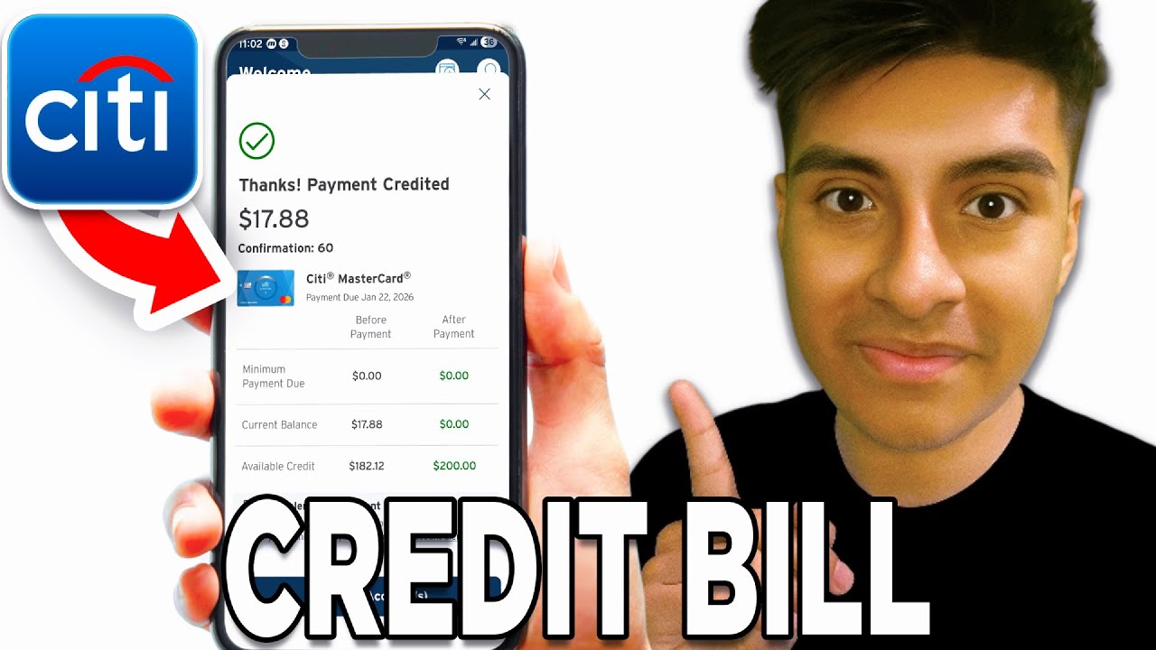 Как оплатить счет по кредитной карте Citibank через приложение! - Инструкция