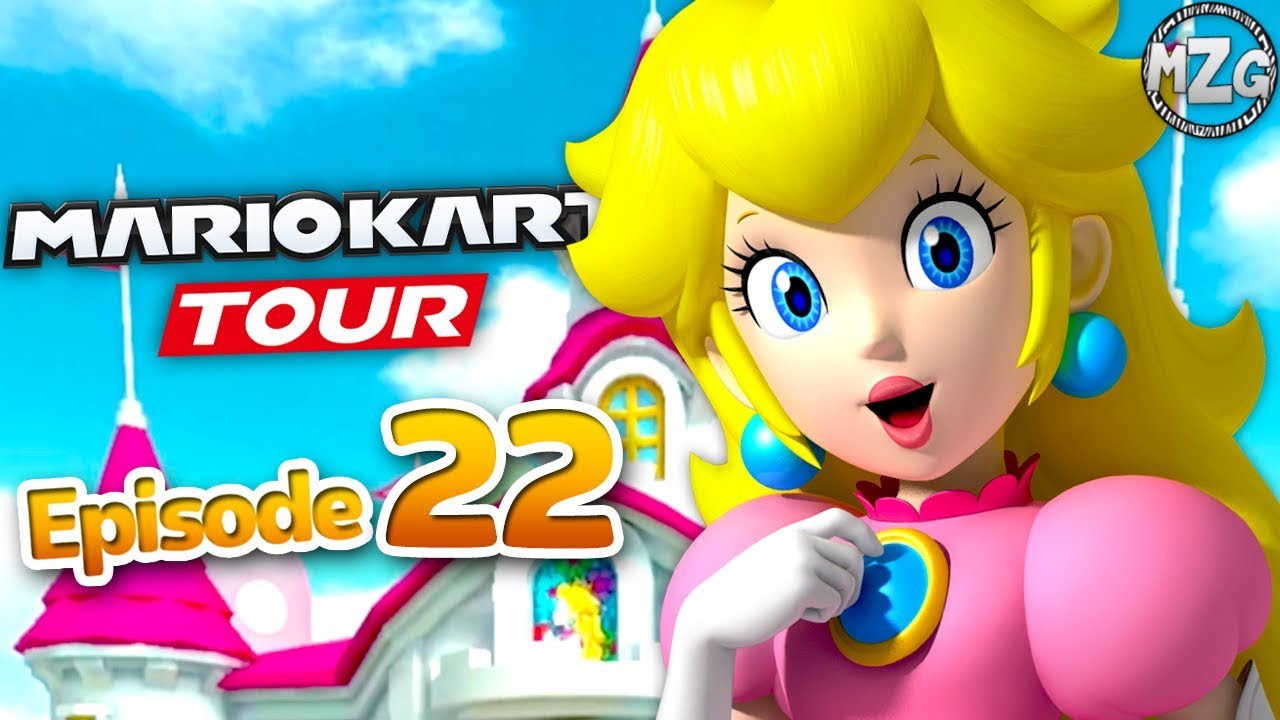 Mario Kart Tour Gameplay Walkthrough Part 22 - Peach Cup! Tokyo Tour!