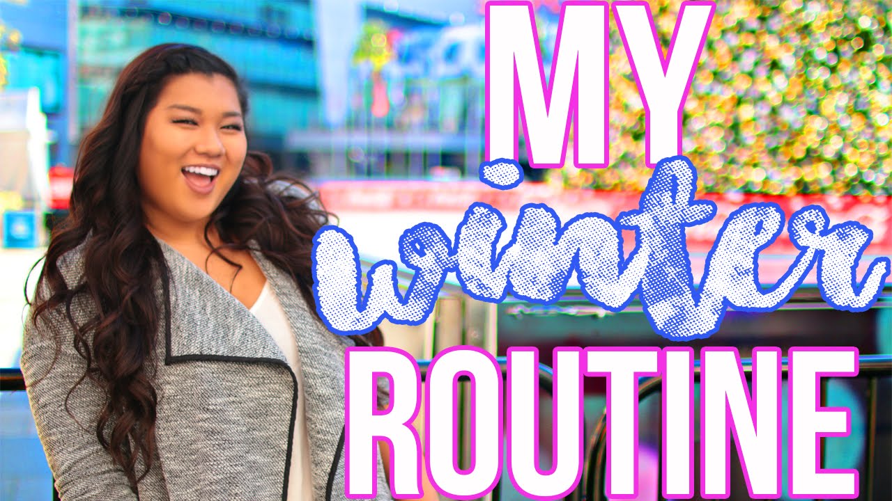 MY WINTER ROUTINE! Hair, Makeup + Outfit Idea!