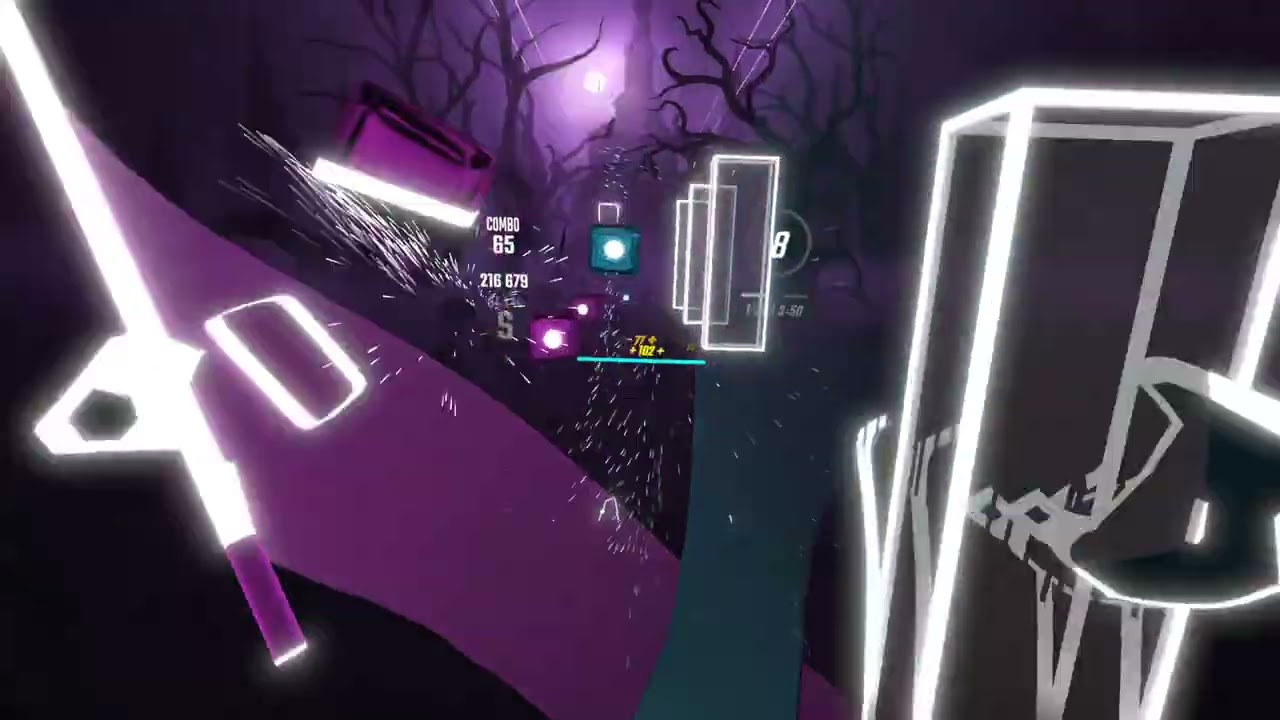 The Dead Dance - Lady Gaga - Beat Saber (Expert+) gameplay - VR POV