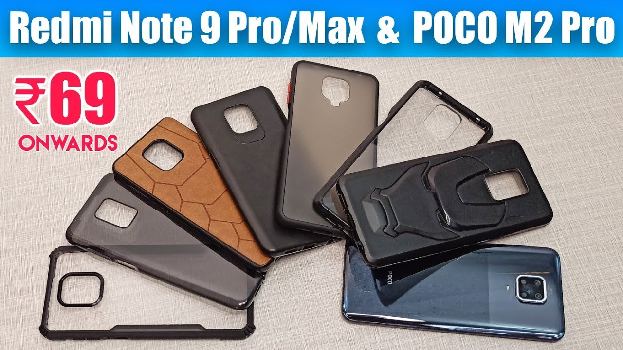 Best Back Cover For Redmi Note 9 Pro Max or POCO M2 Pro | Smoke Case