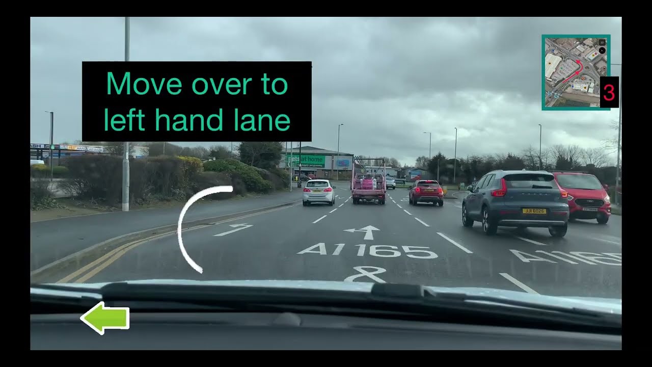 Hull Driving Test - Stoneferry Corridor (including B&Q roundabout). FULL VIDEO of all 4 roundabouts