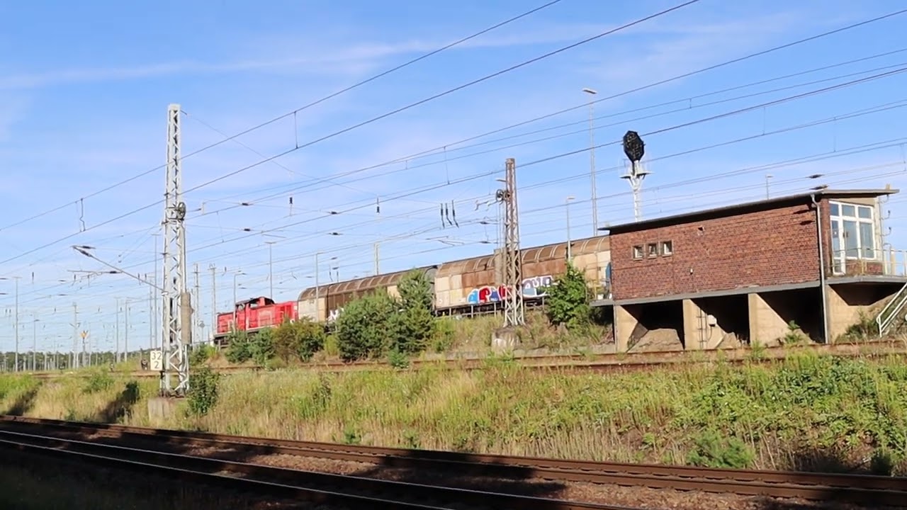 Rangierarbeiten am Ablaufberg G&uuml;terbahnhof Seddin - Part1