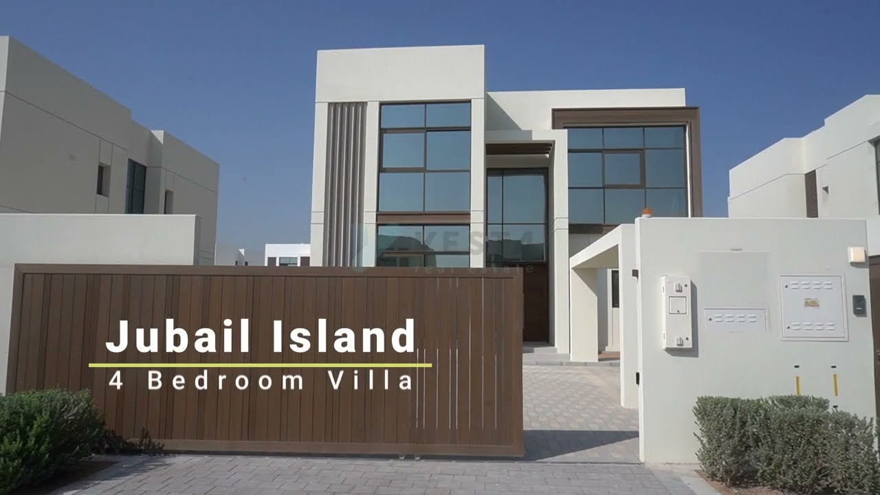 Jubail Island, 4 Bedroom Detached Villa, Type V4, Abu Dhabi, UAE