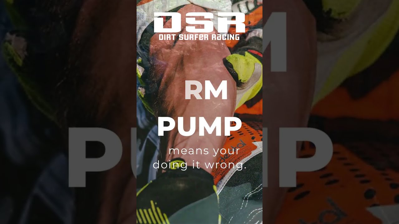 Woods Riding standing vs sitting arm pump DSR Dirt Surfer Racing