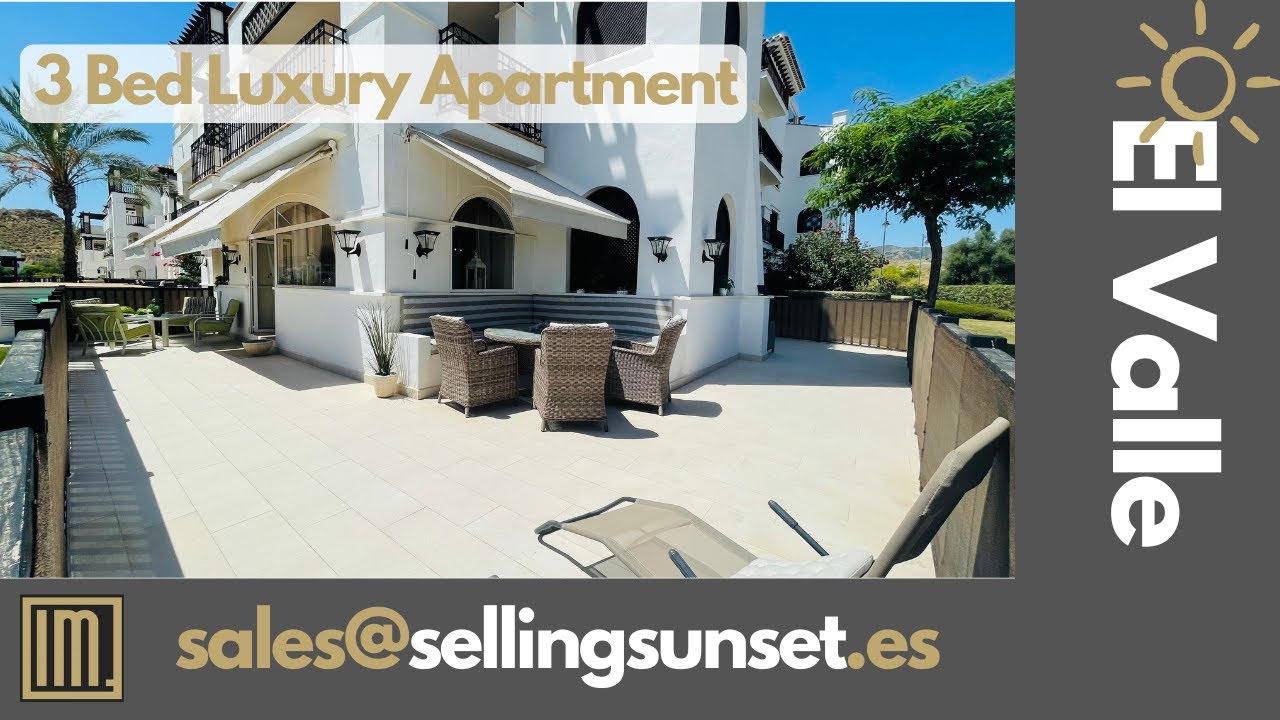 Selling Sunset Spain - 3 Bed luxury apartment - El Valle Golf Resort