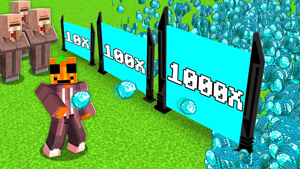 Hice MULTIPLICADOR de DIAMANTES en Minecraft!