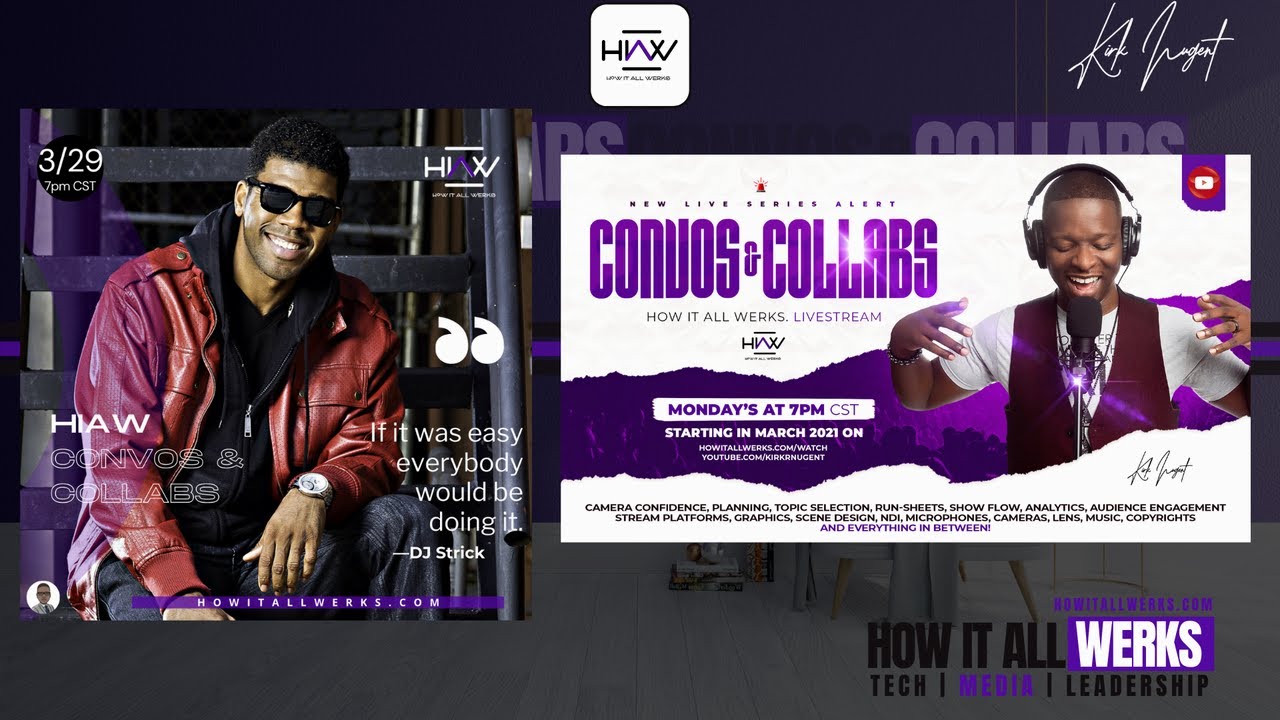 FUTURE OF LIVESTREAMING PLUS TIPS TO LEVEL UP WITH DJ STRICK | How it all Werks. Convos & Collabs 1