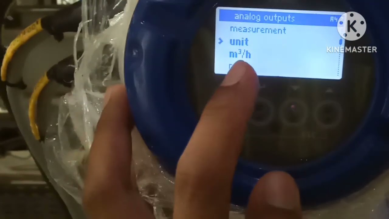 KROHNE FLOW METER SETUP