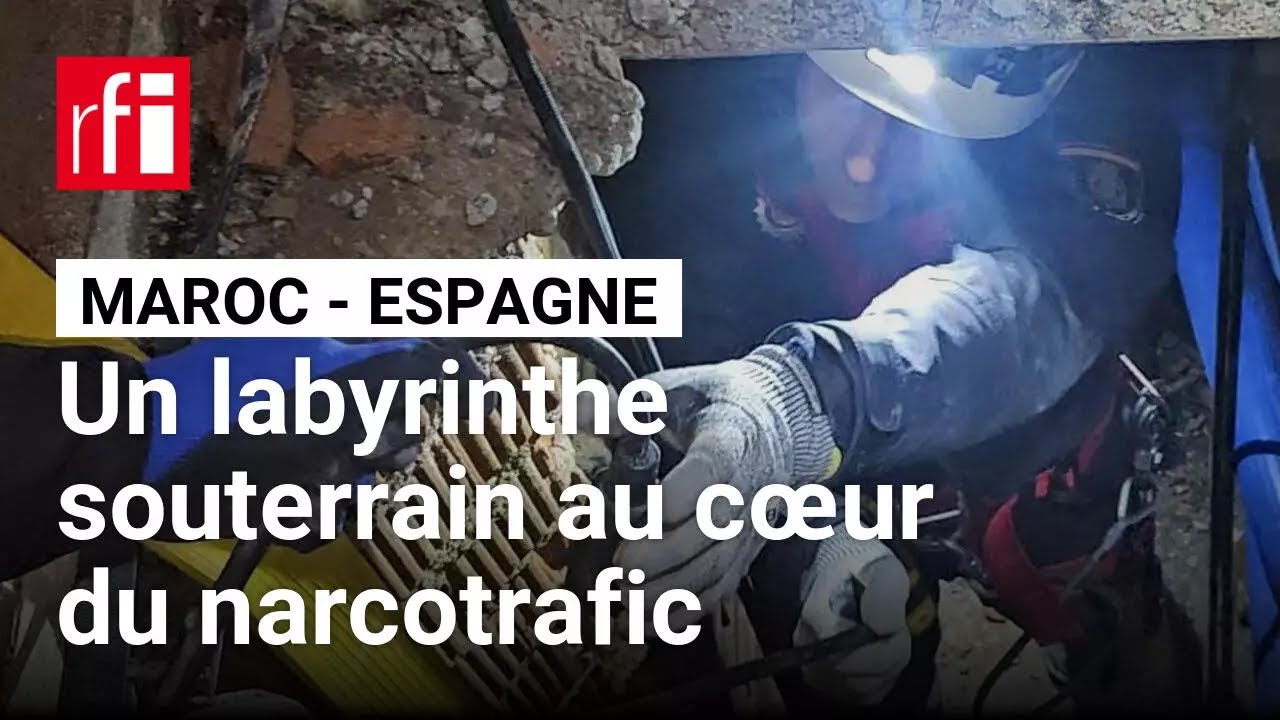 Un vaste tunnel de transport de drogues d&eacute;couvert entre le Maroc et l'Espagne &bull; RFI