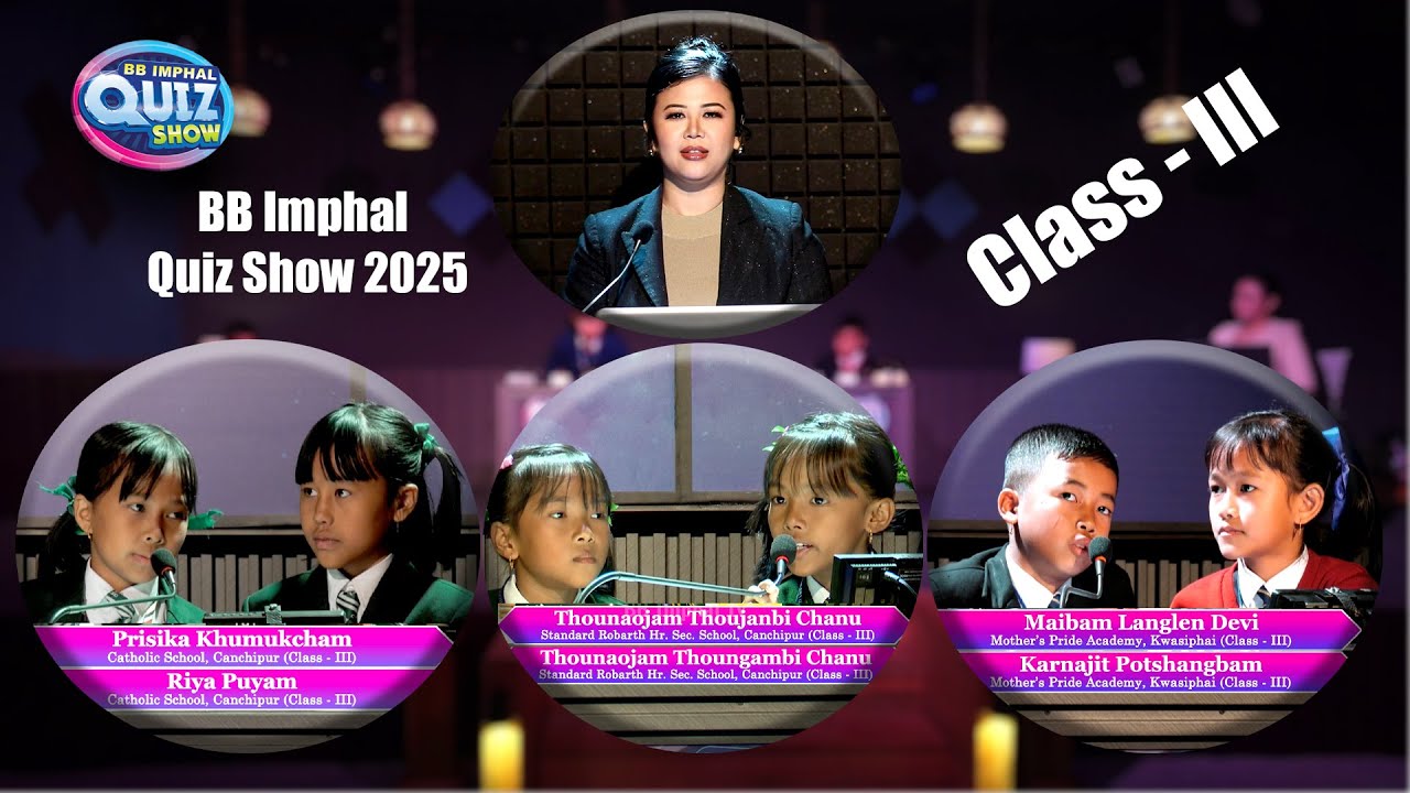 Викторина BB Imphal Quiz Show 2025 || Класс III || Ведущий викторины: Джессика Ойнам