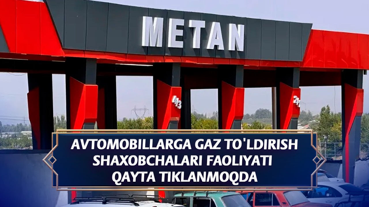 DAYJEST: Avtomobillarga gaz to'ldirish shaxobchalari faoliyati qayta tiklanmoqda I Jarayon