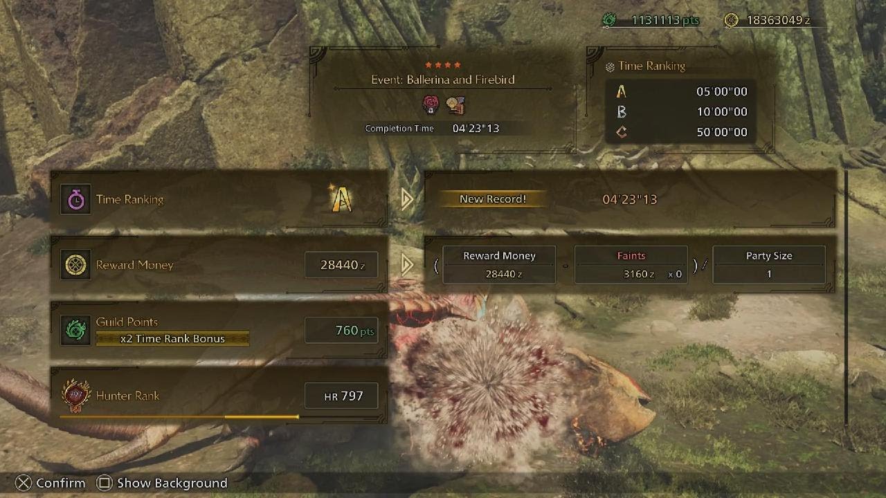 MH Wilds Challenge Ballerina and Firebird Hammer 4:23