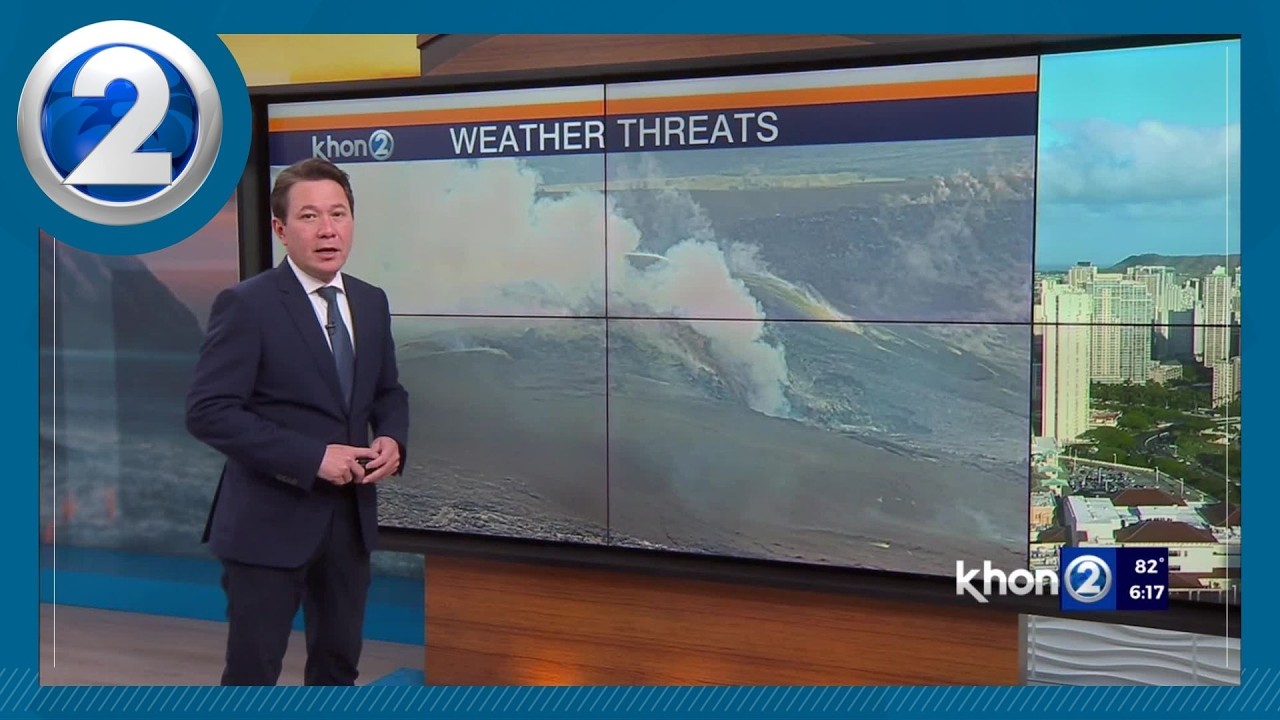 HAWAII WEATHER: Sunshine with slightly weakening trades ... high surf this weekend
