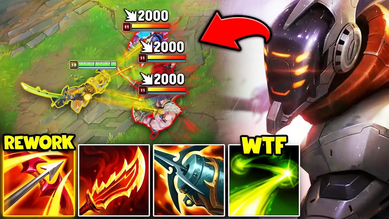 MASTER YI BUT I HAVE 3 SWORDS! REWORKED RUNAANS WORKS ON MELEE CHAMPS NOW!