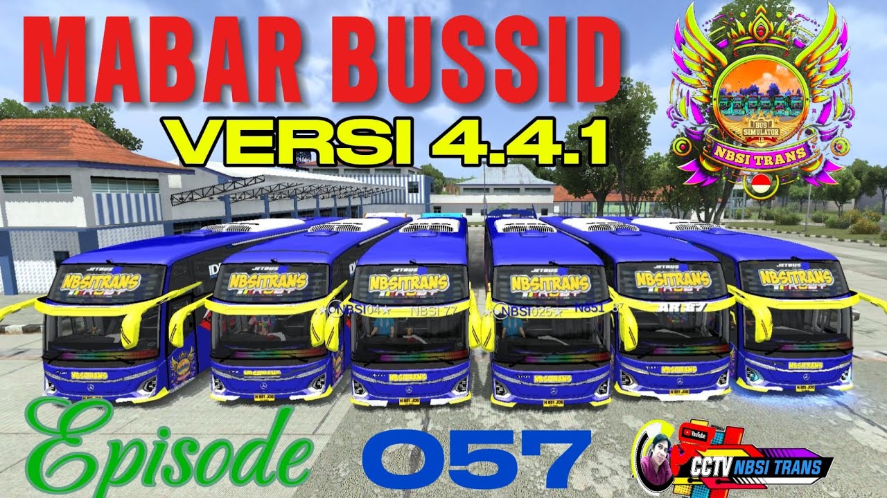 MABAR RUTIN GRUP NBSI TRANS EDISI 057 JETBUS 5 SRIKANDI#cctv#mabar#bussid