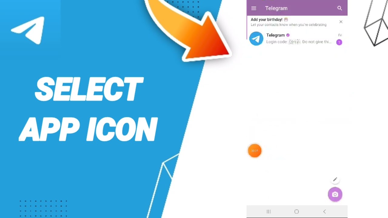 How To Select App Icon On Telegram App