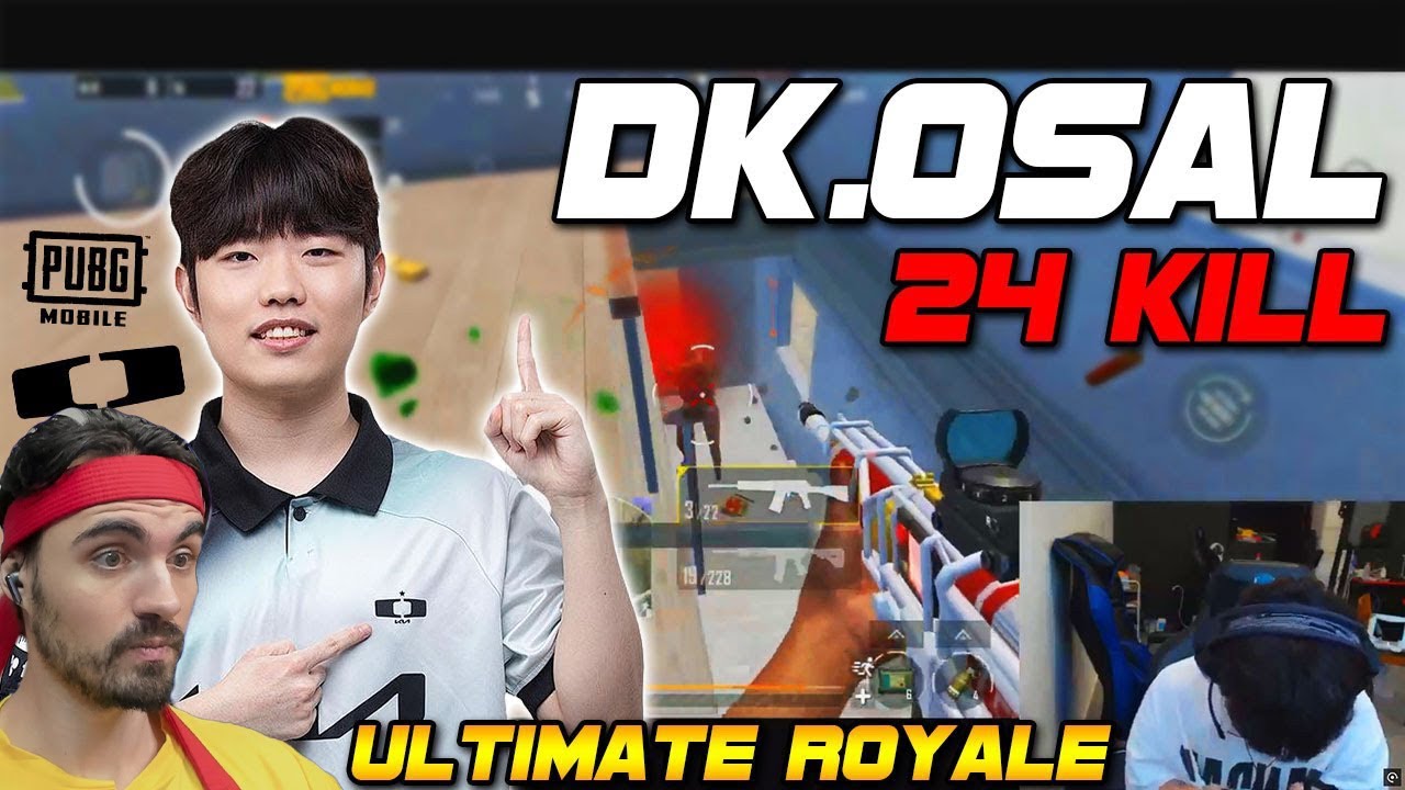 КОРЕЙСКИЙ ПРО ИГРОК 24 УБИЙСТВА В УЛЬТИМЕЙТЕ PUBG MOBILE OSAL
