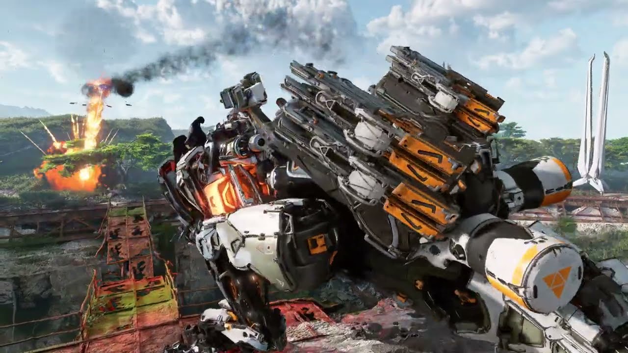 Ranged Battle: Thunderjaw vs. Zeth - Horizon Forbidden West 