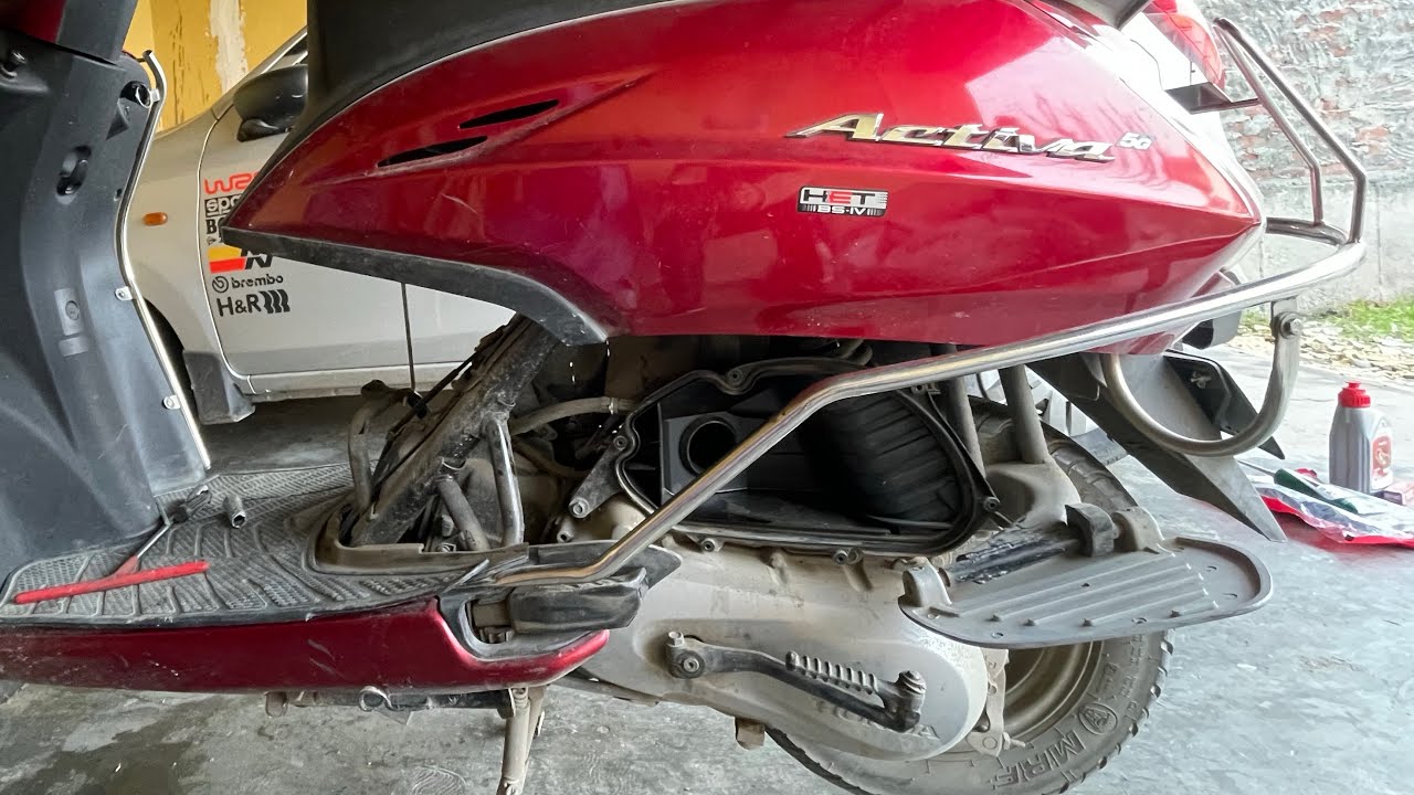 Full Servicing of scooter Activa 5g | How to Service, oil change, Change Filter 3g,4g,5g,6g AT HOME