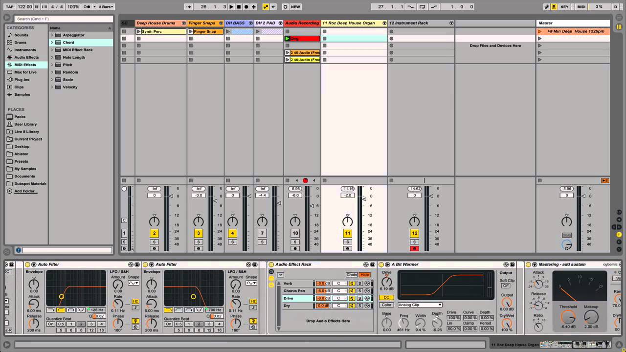 Rocks to Riches ÷ Ableton Live Instrument Rack