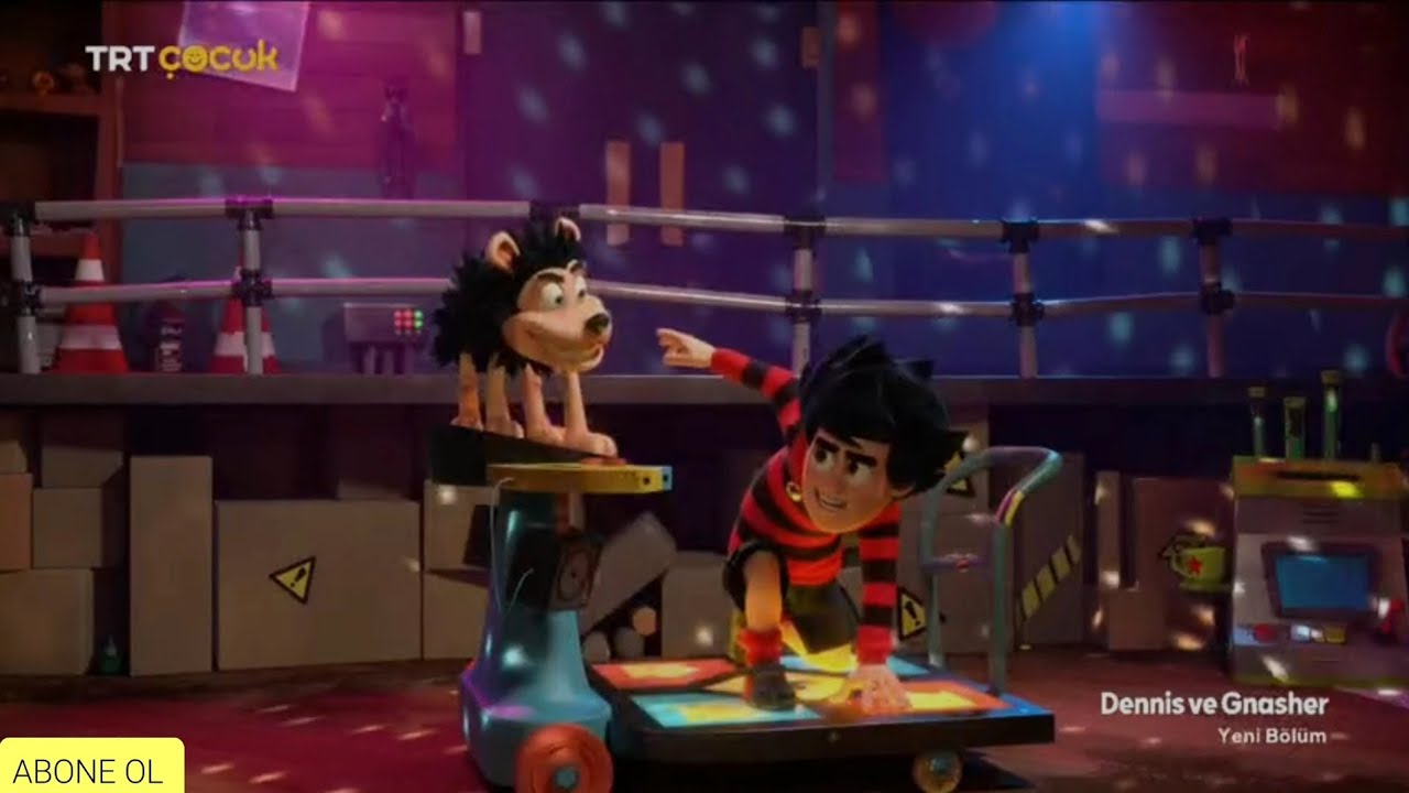DENNİS VE GNASHER 48.BÖLÜM BİTMEYEN DANS TRT ÇOCUK
