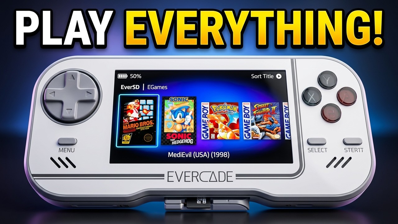 EverSD Evercade Flash Cart Review & Setup | Run any retro game rom on the Evercade