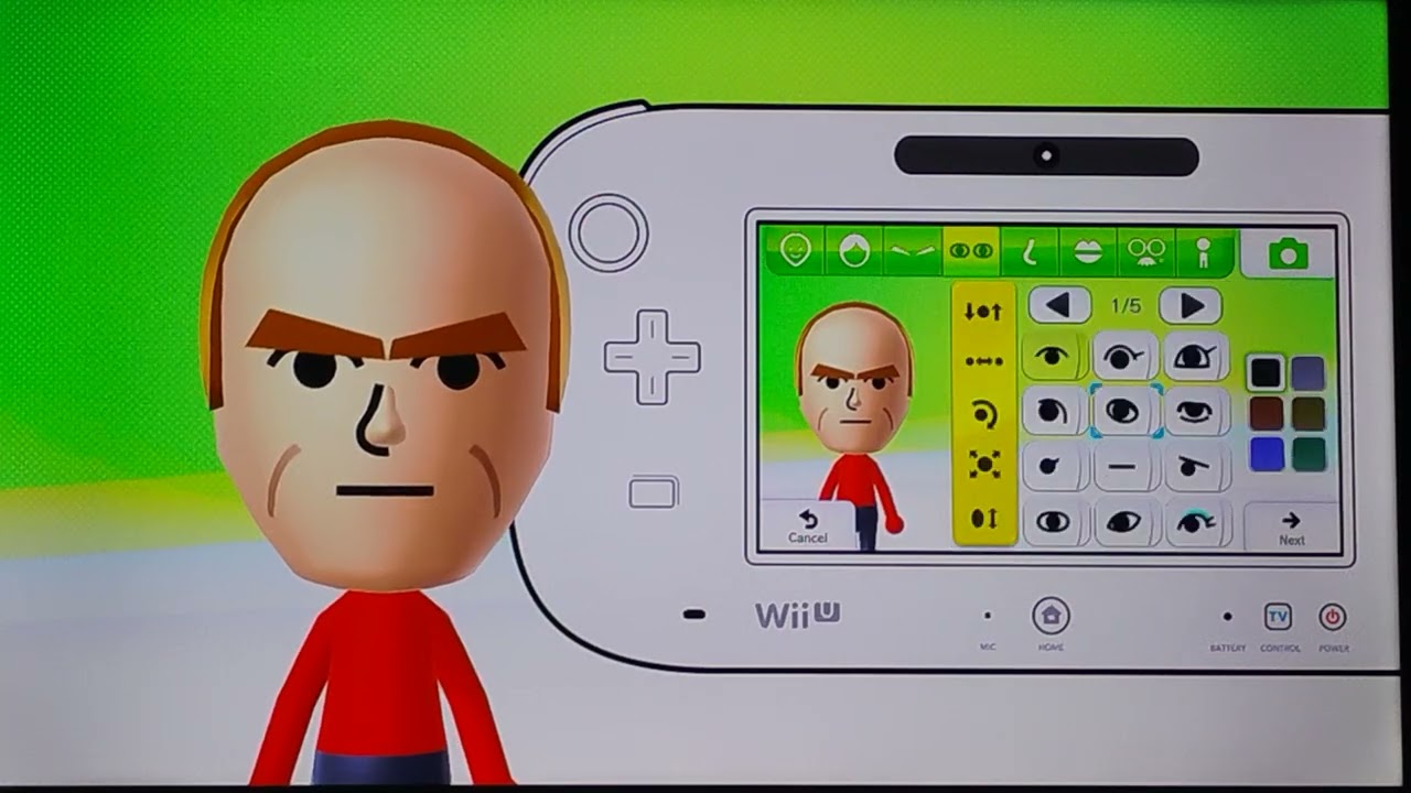 Wii U Mii Maker - Ian from Wii Sports Resort 