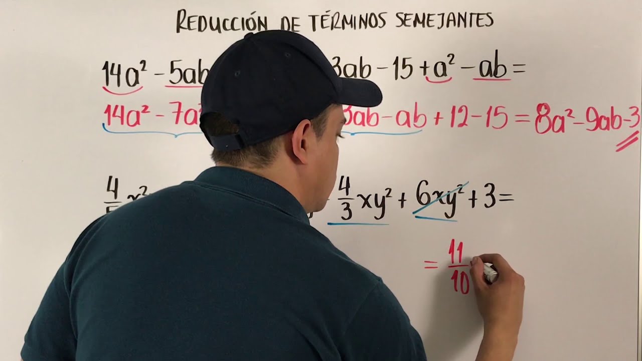 Reducción de términos semejantes 1 | TOX educación