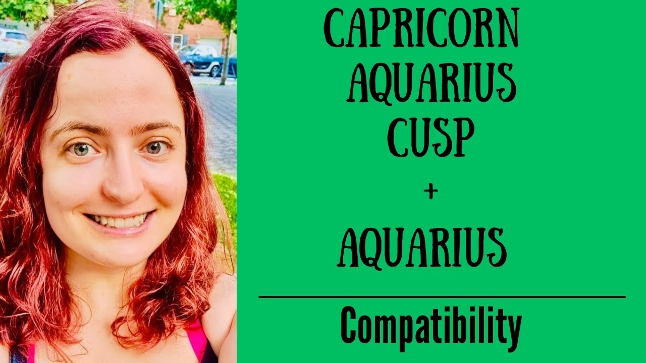 Capricorn Aquarius Cusp + Aquarius - COMPATIBILITY