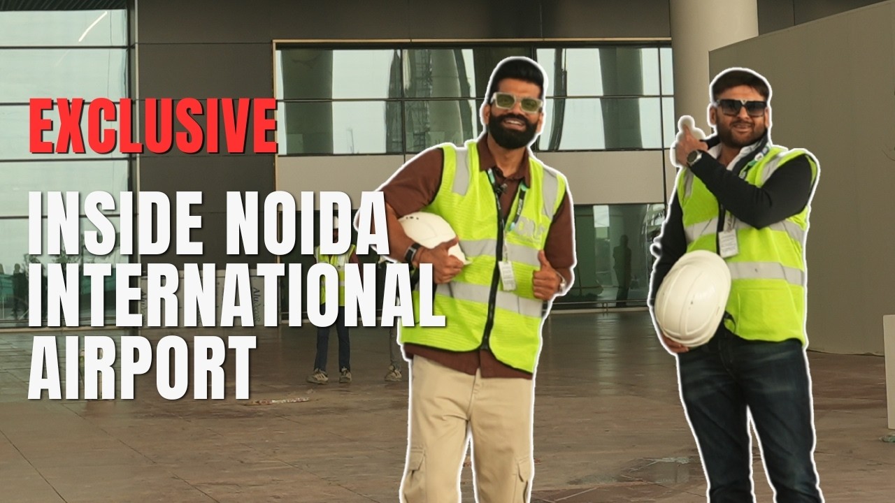 Inside Noida International Airport | Exclusive Runway Drive in Maruti eVitara and Airport review