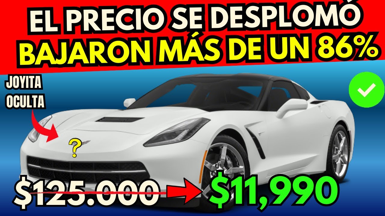 4 autos deportivos por menos de $15,000 que antes costaban más de $80,000