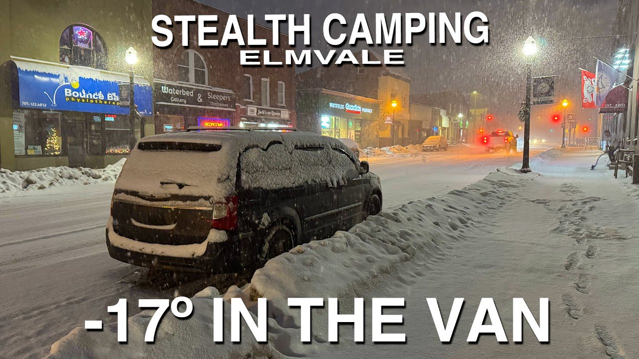 -19º Winter Van Camping • Elmvale 🎄 Christmas Special