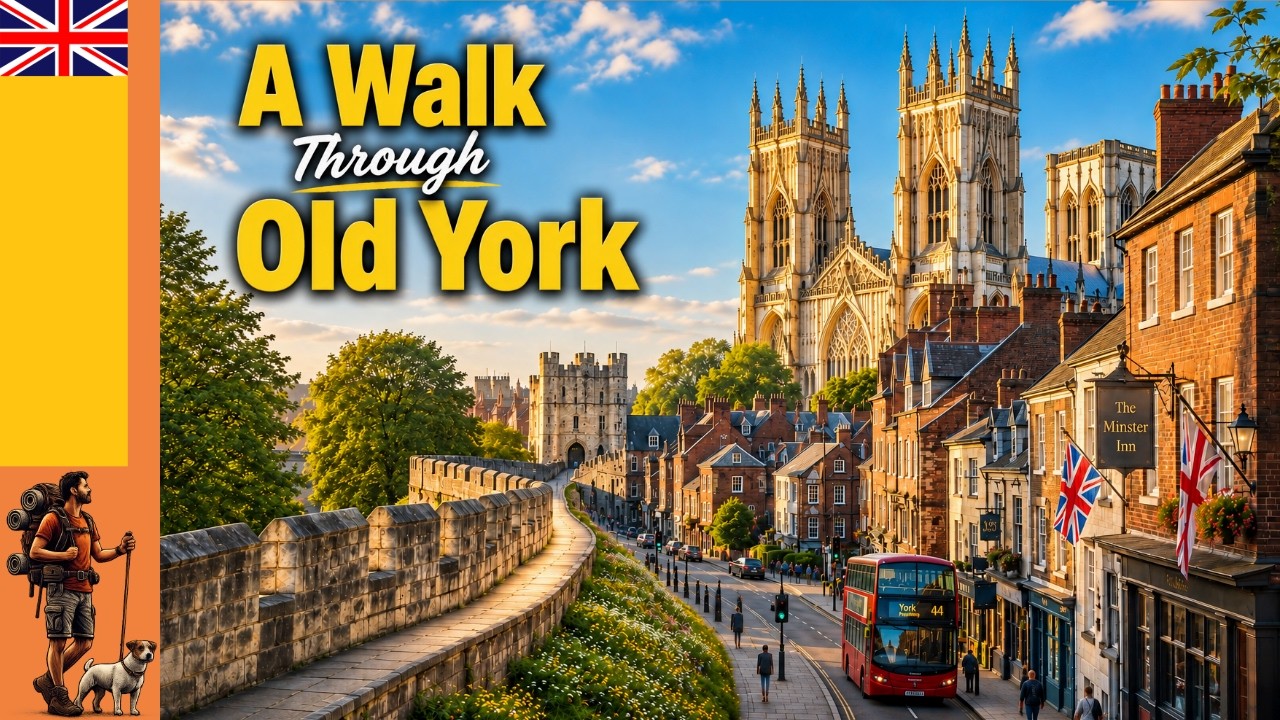 Walking Tour of York 🏰 | Explore Historic Streets & Landmarks