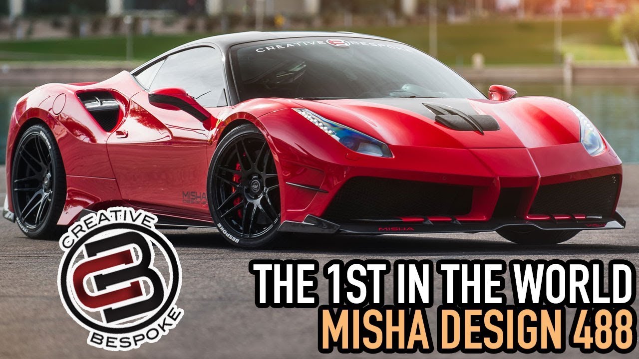Before & After Creative Bespoke 2017 Misha Ferrari 488 GTB  #CBCLUB