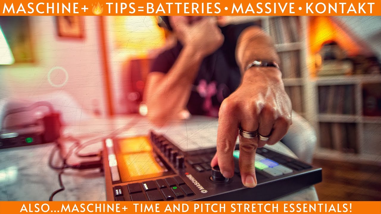 Советы Maschine+: растяжение времени, внешнее питание, Kontakt, патчи Blezz Synth и многое другое!