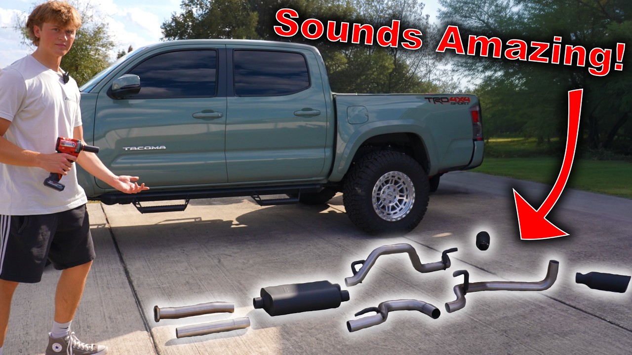 Installing A Brand New Exhaust System On The Tacoma!
