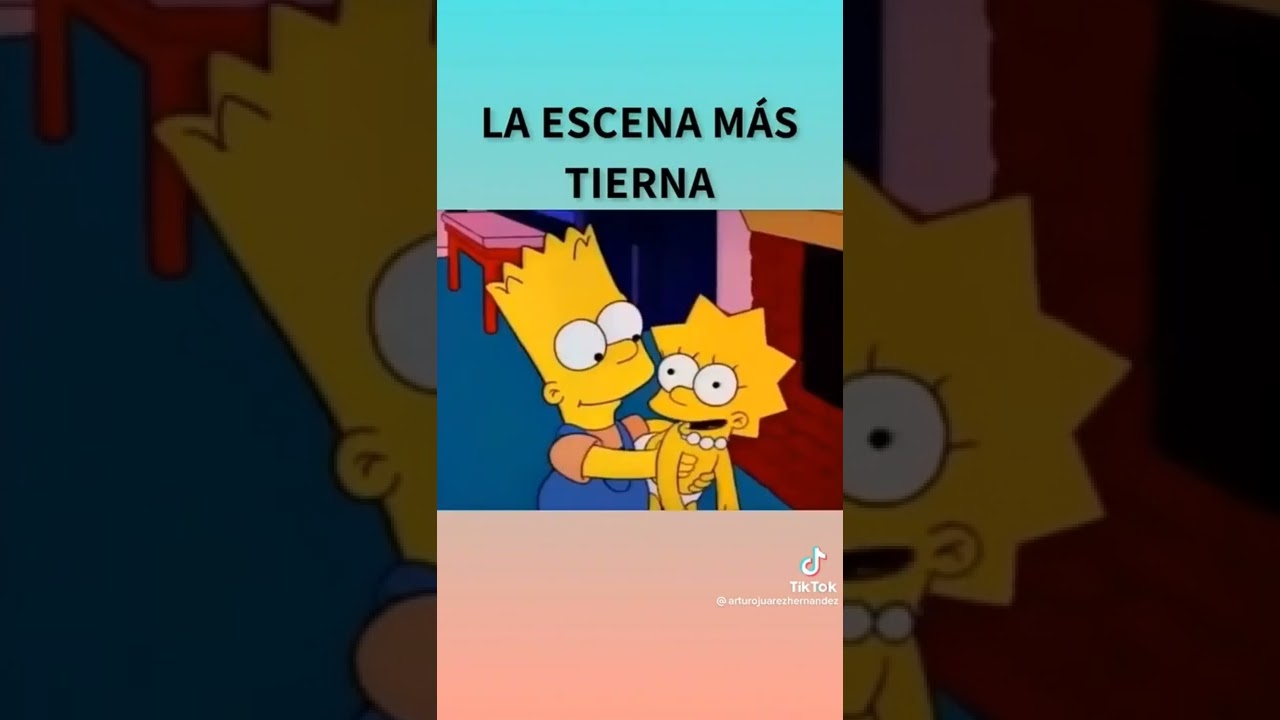 LA ESCENA MAS TIERNA DE LOS SIMPSON