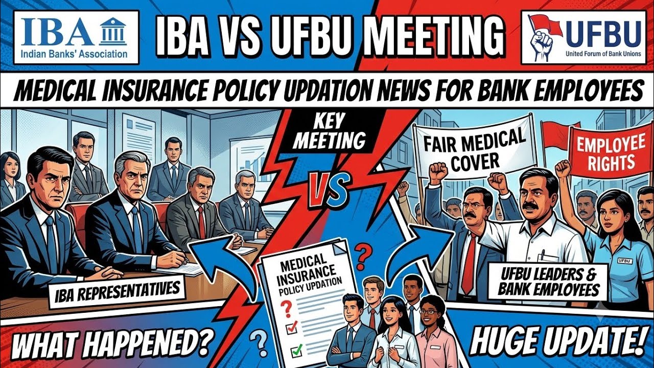 IBA UFBU MEETING UPDATE NEWS | BANK EMPLOYEES Medical insurance Update 2026 | Medical insurance 2026