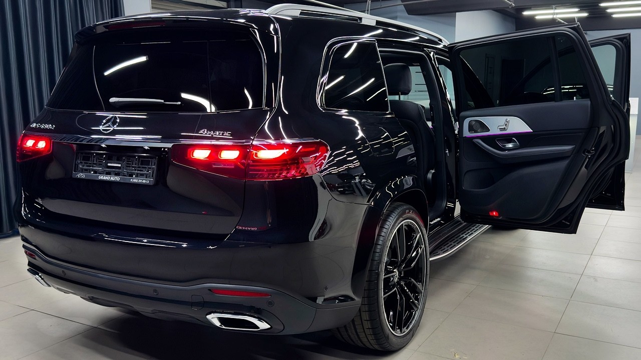 Mercedes GLS 2025 - Детали экстерьера и интерьера