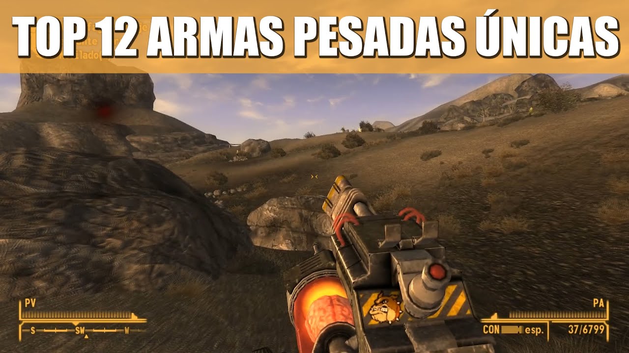 FALLOUT NEW VEGAS | TOP 12 ARMAS PESADAS ÚNICAS