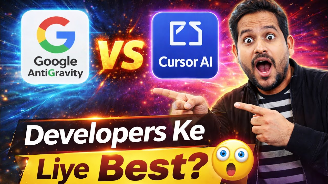 Cursor AI vs Google AntiGravity 😱 | Best AI Coding Tool for Developers?