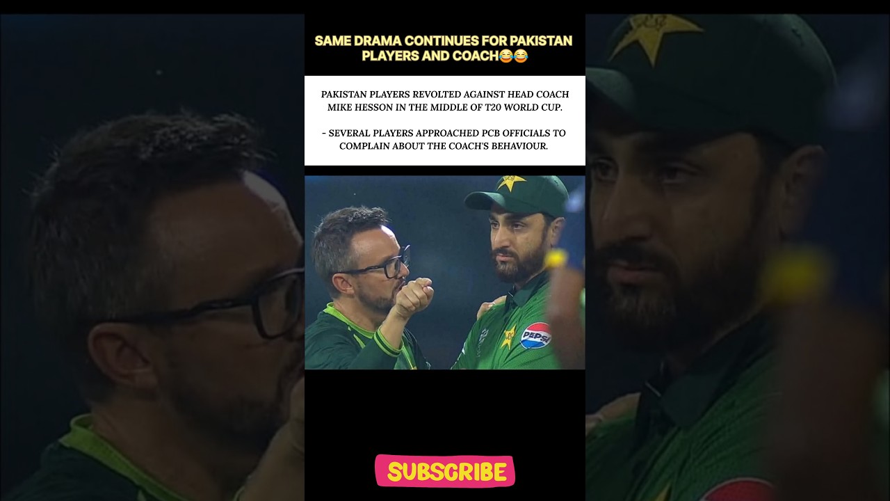 Pakistan Cricket Drama: Players Unhappy With Mike Hesson! 😂 #pakistancricket #pcb #t20wc2026 #funny