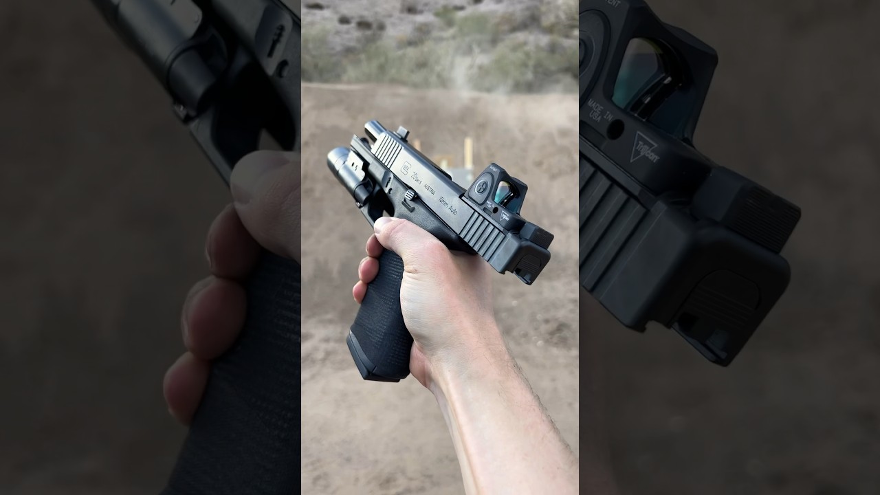 10mm Packs a Punch! G20 Gen 5 #glock #subscribe #gun