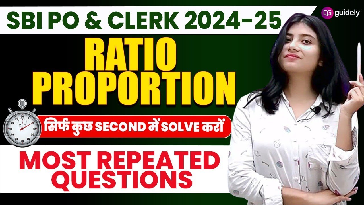 Ratio and Proportion Most Important Questions | PYQS | Ms Vanshika 