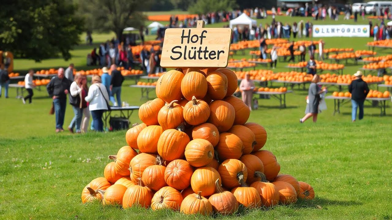 Kürbisfest 2024 auf dem Hof Slütter in Bocholt