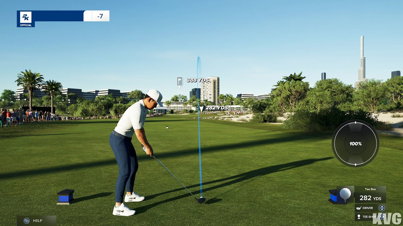 PGA TOUR 2K25 - Al Barsha Resort Palms Course - Gameplay (PC UHD) [4K60FPS]