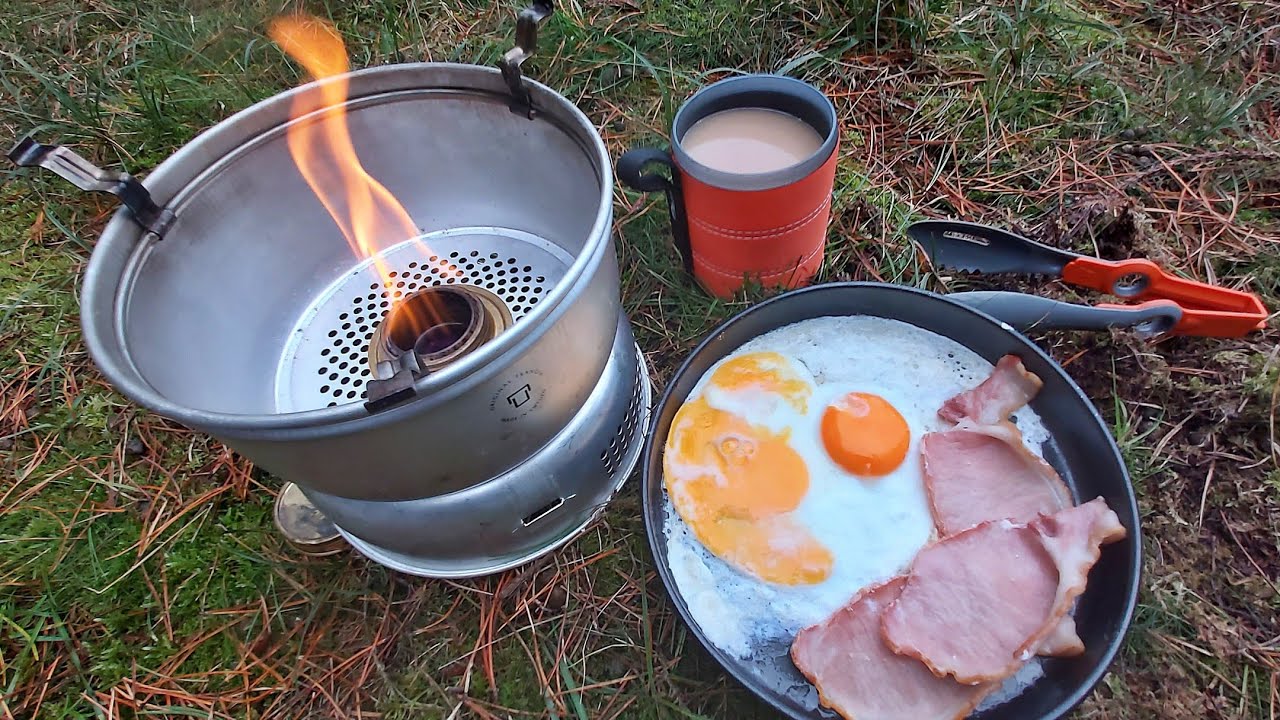 Trangia Cooking | Bacon And Eggs | Camping Cooking Breakfast