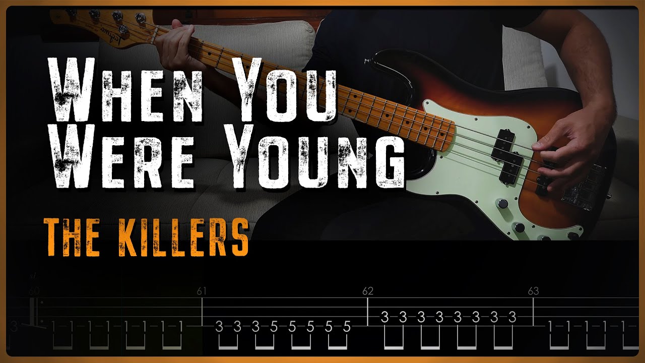 THE KILLERS - When You Were Young | Bass Cover and Play Along Tabs